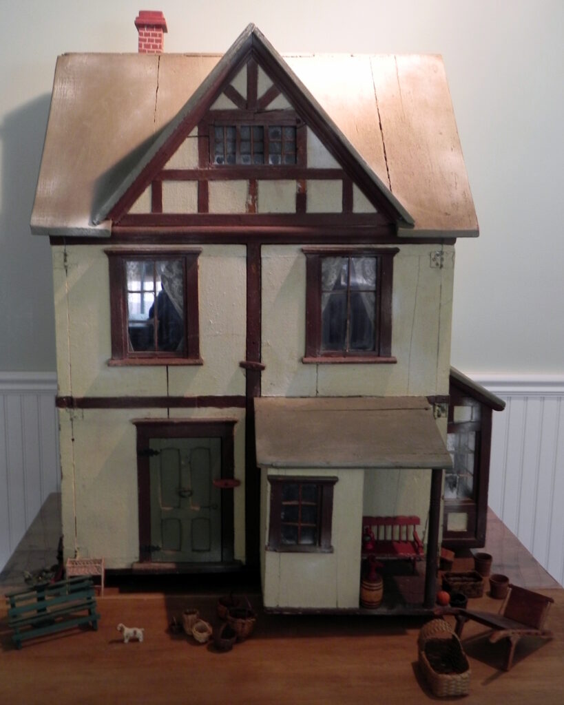 Early 20th century dollhouse donated in 2012 by Quogue resident Mary Shea, on view at the Pond House. Early 20th century dollhouse donated in 2012 by Quogue resident Mary Shea, on view at the Pond House..