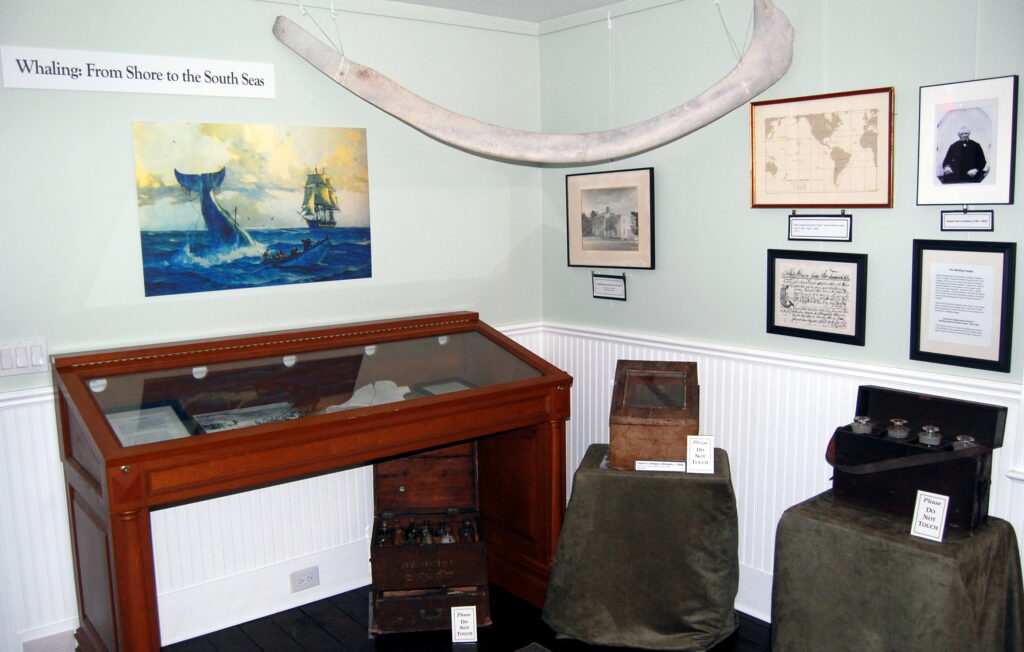 Whaling: From Shore to the South Seas<br/>Exhibition on view at the Pond House. Whaling: From Shore to the South Seas<br/>Exhibition on view at the Pond House.