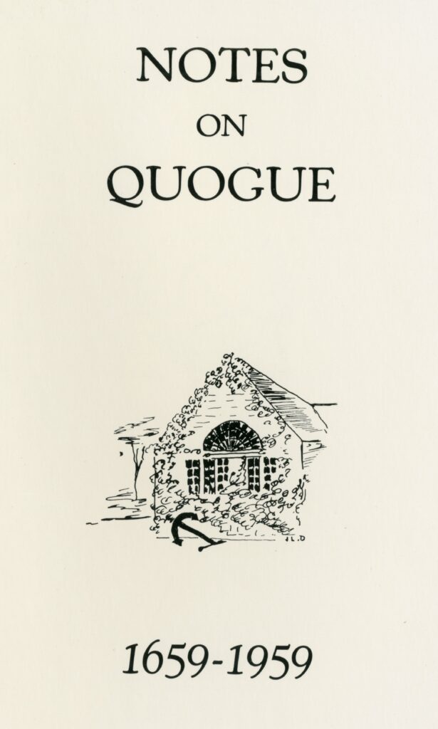Notes on Quogue