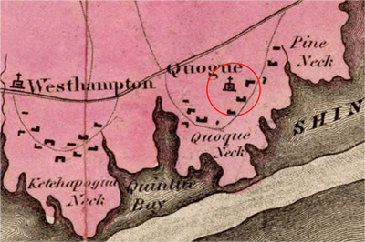 David H. Burr, Atlas of New York State, Suffolk County, 1829