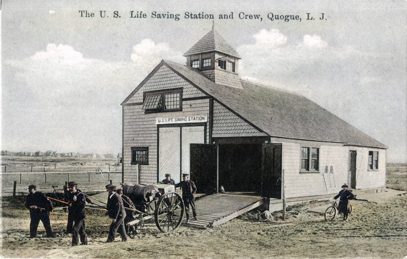 The U.S. Life Saving Station and Crew, Quogue, NY