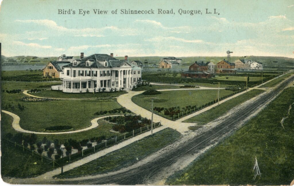 Bird's Eye View of Shinnecock Road, Quogue, LI